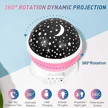 Starry Sky Night Light Projector